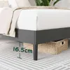 Seitliche Ansicht mit Maßangabe von 16,5 cm Bodenfreiheit – praktisch für flache Boxen.

 Produktbild-Vorschau