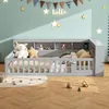 A child's bedroom with a bed, toys, and decorations. Produktbild-Vorschau