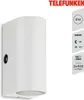 LED Außenleuchte Dämmerungssensor GU10 IP44 5 W weiß Metall Produktbild-Vorschau 2