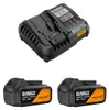 Power Set DeWALT McLaren (2 x 18V 4,0 Ah + DCB1104) Produktbild-Vorschau 1