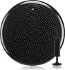 A black balance pad with a textured surface and a black hand pump are shown on a white background. Produktbild-Vorschau