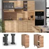 Apothekerschrank Vicco Fame-Line Goldkraft Eiche 30 cm ohne Produktbild-Vorschau 3