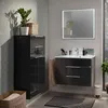 FACKELMANN Glasbecken / Waschtisch aus Glas / Maße (B x H x Produktbild-Vorschau 3