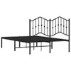 Bettgestell mit Kopfteil Metall Schwarz 120x190 cm Produktbild-Vorschau 6