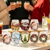 3D Weihnachtsgl?ser 6er Set, 300 Ml Stiellos Schneeflocken Produktbild-Vorschau 5