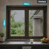 Netsa | Zestaw 3 Szt. Moskitier Na Okno 130x150 cm Czarna – Podgląd zdjęcia produktu 7
