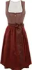 Dirndl Tamika 70cm Länge braun 40 Produktbild-Vorschau 3