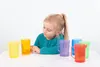 Set di misurini colorati TickiT - giocattolo trasparente - Anteprima dell’immagine prodotto 5