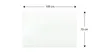 Glasboard - Weiß CLASSIC WHITE 100x70cm Produktbild-Vorschau 5
