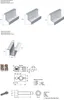 10st Mittelklemme 30/35/40 mit Schraubenset Silber Produktbild-Vorschau 2