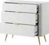 Selsey OVAL - Kommode mit 3 Schubladen, Weiß, 92 cm Produktbild-Vorschau 4