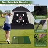 Rete da allenamento per golf COSTWAY 300x200 cm, rete da Anteprima dell’immagine prodotto 8