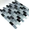 Glasmosaik Fliesen Schwarz Mix 25x50x4mm Produktbild-Vorschau 3