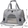 A grey pet carrier bag with dimensions indicated. Náhľad obrázku produktu
