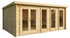 Alpholz Gartenhaus Atrium-D aus Holz, Gerätehaus 598x618cm Produktbild-Vorschau 8