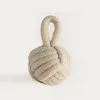 HOMLA Türstopper SOLENNE, cremefarbene Kordel mit Knoten, Produktbild-Vorschau 1