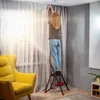 KADAX Escabeau pliable en acier "Oulu", escabeau noir-rouge Voir les images du produit 5
