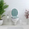 Sanfino® Premium WC Sitz "Blue Tiger" hochwertiger Produktbild-Vorschau 4