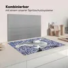 KitchenYeah© Herdabdeckplatte Schwan - Kunst - Delfter Blau Produktbild-Vorschau 3