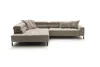 KAWOLA Sofa OHIO Ecksofa Feincord beige mit motorischem Produktbild-Vorschau 7