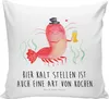 Mr. & Mrs. Panda kuschelkissen 40x40 Hummer Weizen - Weiß - Produktbild-Vorschau 1