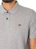 Gant Slim Fit Poloshirt Kurzarm Grau Produktbild-Vorschau 18