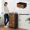 HOKEEPER Kommode, Schrank mit 4 Stoffschubladen,Sideboard, Produktbild-Vorschau 6
