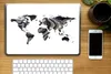 MuchoWow® Laptop Aufkleber Sticker Cover Weltkarte - Gold - Produktbild-Vorschau 2