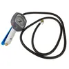 A tire inflator with a hose and gauge is shown against a white background. Produktbild-Vorschau