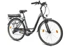 A studio shot of a gray electric bicycle against a white background. Produktbild-Vorschau