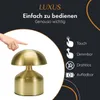Lampe à poser de luxe Touch Mini - Vicky - Or - H14 x Ø10 Voir les images du produit 2