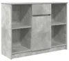 vidaXL Sideboard mit Schublade Betongrau 101x35x76 cm Produktbild-Vorschau 2