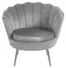 Eleganter Sessel THIAGO – grau / silberne Beine Produktbild-Vorschau 2