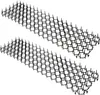 Two black plastic spike strips arranged diagonally on a white background. Náhľad obrázku produktu