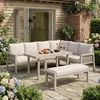Garteneck-Essgruppe 8 Personen, Gartenmöbel-Set, Verzinktes Produktbild-Vorschau 2