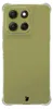 A back view of a green phone case with a camera module and a small logo at the bottom. Produktbild-Vorschau