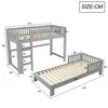 Merax Modulares Etagenbett Kinderbett 90x200cm mit Produktbild-Vorschau 8
