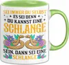 Schlangen-Liebhaber Tasse Geschenk Sei Immer Du Selbst Es Produktbild-Vorschau 1