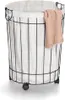 A laundry basket with a blanket draped over the side, shown on a white background. Náhled obrázku produktu