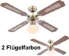 A collage showing two ceiling fans against a white background, with text in the lower left corner. Náhľad obrázku produktu