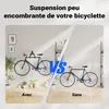 Wiltec Range-vélo mural pour 1 bicyclette – 398 x 167 x Voir les images du produit 8