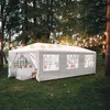 Faltpavillon 3x9m Wasserdicht mit 8 Wänden Weiß Partyzelt Produktbild-Vorschau 5