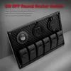 12V 20A DC LED reflektor auto loď okrúhly kolískový spínač Náhľad obrázku produktu 6