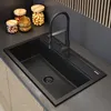 Überlauf Rechteckig Rund Schwarzes Siphon-Set Für Produktbild-Vorschau 4