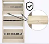 Casaria Scarpiera Mobile per Scarpe Legno Rovere 3 Anteprima dell’immagine prodotto 9