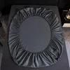 Spannbettlaken aus Baumwolle 200x200+25 Dunkelgrau Produktbild-Vorschau 2