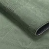 Bellissimo tappeto morbido con motivo a foglie in verde - Anteprima dell’immagine prodotto 2