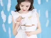 Cake Topper Erstkommunion 11cm gold 6er Set Produktbild-Vorschau 2