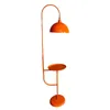 Moderne Stehlampe aus Metall mit E27, Orange Verstellbarer Produktbild-Vorschau 3