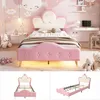 MODFU Kinderbett Polsterbett 90×200 cm mit LED-Streifen, Produktbild-Vorschau 4